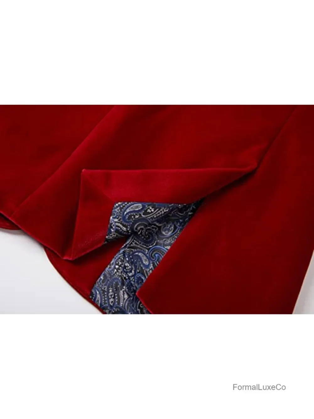 Men's Slim Fit Velvet Blazer Sport Coat One Button Notch Collar Party Wedding
